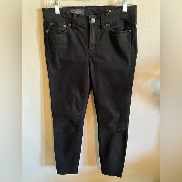 J Crew Black Toothpick Jeans in Size 28 - Picture 1 of 7